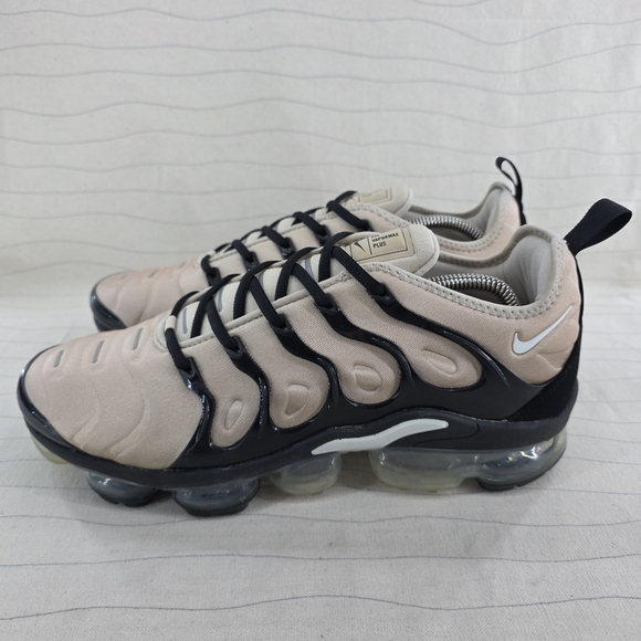Nike Mens Air VaporMax Plus Rattan Beige Black Sneakers Shoes DX3720-200 Sz 11.5 - Picture 2 of 15